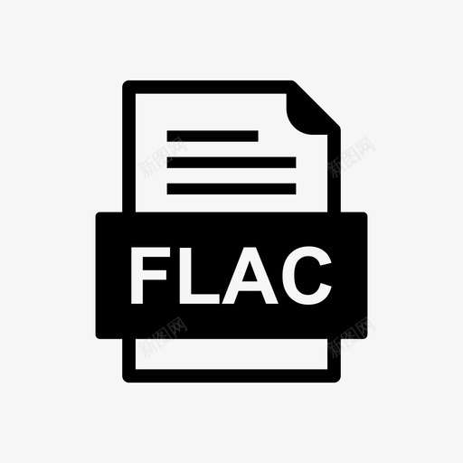 flac文件文件图标文件类型格式svg_新图网 https://ixintu.com 41个 flac 图标 文件 格式 类型