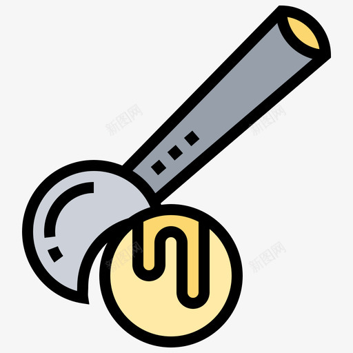 冰淇淋厨房工具38线性颜色图标svg_新图网 https://ixintu.com 冰淇淋 厨房 工具 线性 颜色