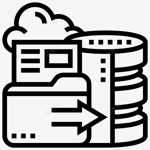 备份文件和文档24线性图标svg_新图网 https://ixintu.com 备份 文件 文档 线性