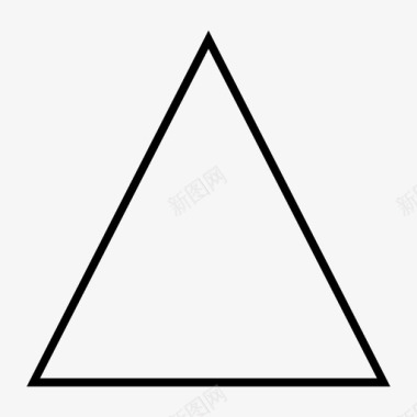 三角形几何体金字塔图标图标