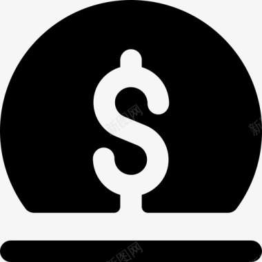 美元付款和财务2填充图标图标