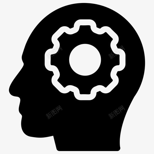 头脑风暴人工智能大脑开发图标svg_新图网 https://ixintu.com 人工智能 企业管理 创造性思维 合作 团队 处理 大脑 头脑 字形 开发 风暴