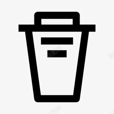垃圾箱回收站用户界面图标图标