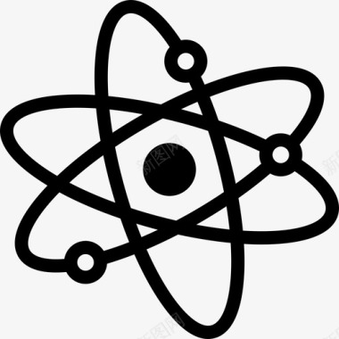 原子自然135线性图标图标