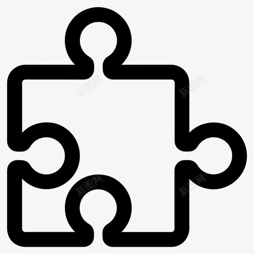 拼图游戏投资图标svg_新图网 https://ixintu.com 商业 投资 拼图 插件 概要 游戏