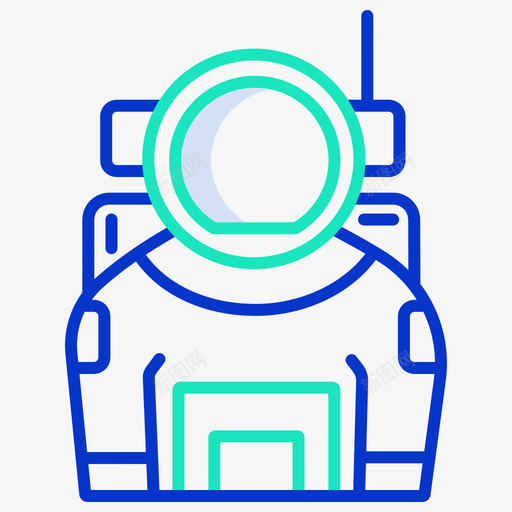 宇航员科学技术5轮廓颜色图标svg_新图网 https://ixintu.com 宇航员 科学技术 轮廓 颜色