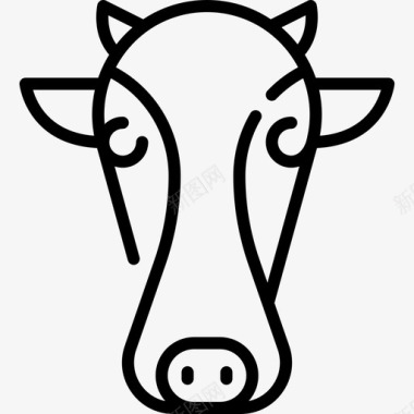 牛动物87直系图标图标