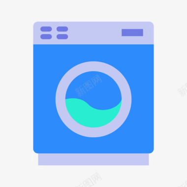 洗衣机家用22平房图标图标