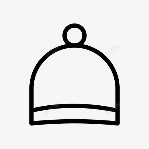帽子小豆布图标svg_新图网 https://ixintu.com 字形 小豆 帽子 购物