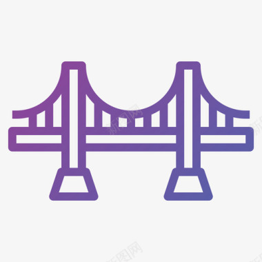 桥梁建筑69坡度图标图标