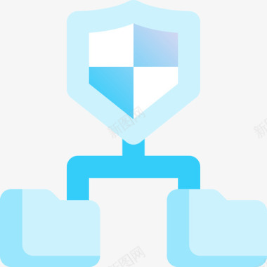 网络网络安全35蓝色图标图标