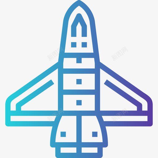 太空船美国宇航局梯度图标svg_新图网 https://ixintu.com 太空船 宇航局 梯度 美国