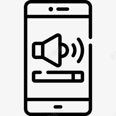音量android应用程序14线性图标图标