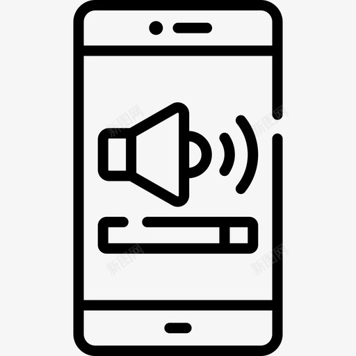 音量android应用程序14线性图标svg_新图网 https://ixintu.com android 应用程序 线性 音量