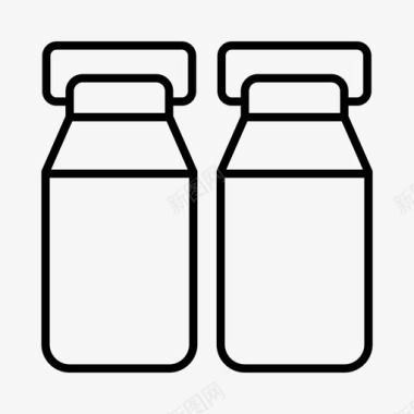 牛奶奶制品食品图标图标