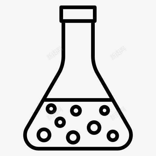 烧瓶埃伦梅耶烧瓶学校图标svg_新图网 https://ixintu.com 埃伦 学校 教学 教育 梅耶 烧瓶