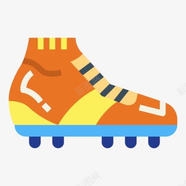 足球靴足球79平底鞋图标图标