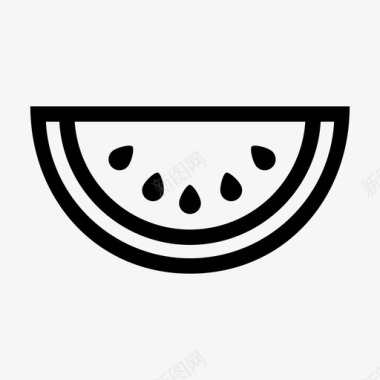 西瓜甜点食物图标图标