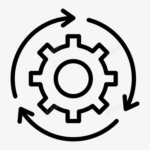 重新加载设置配置首选项图标svg_新图网 https://ixintu.com 64像素 优化 加载 字形 搜索引擎 营销 设置 配置 重新 首选项