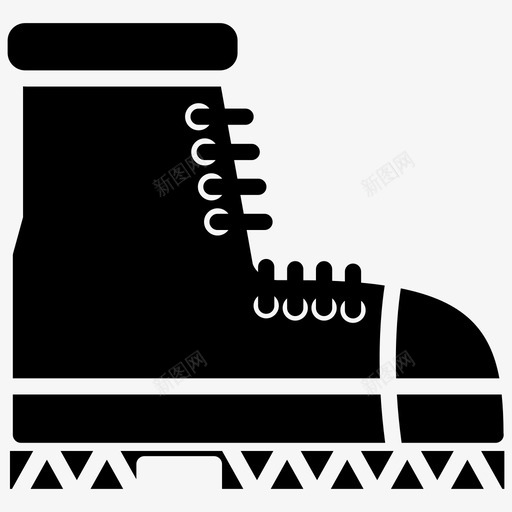 登山靴踝靴高靴图标svg_新图网 https://ixintu.com 冬靴 图标 探险 登山 踝靴 远足 野营 长靴 雕文 高跟鞋 高靴