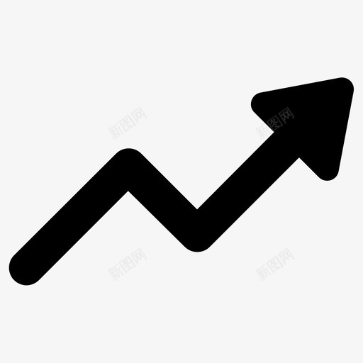 增加收益增长图标svg_新图网 https://ixintu.com 分析 分析图 图表 增加 增长 报告 提高 收益 数据 统计 销售