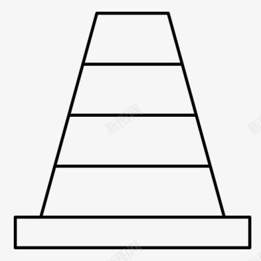圆锥建筑工具图标图标