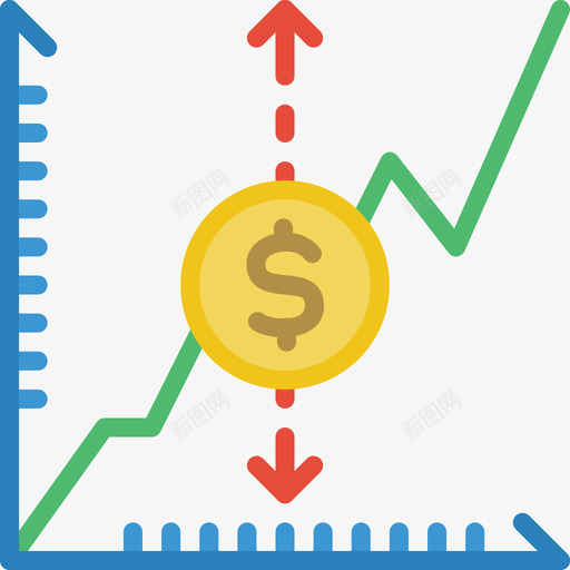 市场波动投资70持平图标svg_新图网 https://ixintu.com 市场 投资 持平 波动