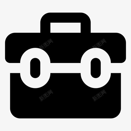 公文包附件手提箱图标svg_新图网 https://ixintu.com 公文包 图标 字形 工具箱 手提箱 材料 用户界面 附件