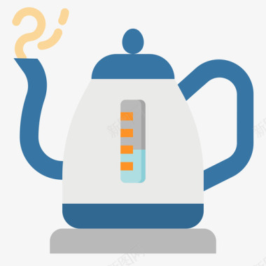 锅炉咖啡机3扁平图标图标