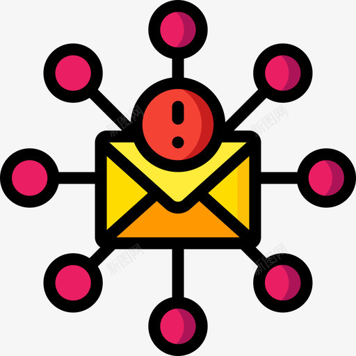电子邮件在线营销48线性颜色图标svg_新图网 https://ixintu.com 在线 电子邮件 线性 营销 颜色