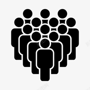 一群人人民族图标图标