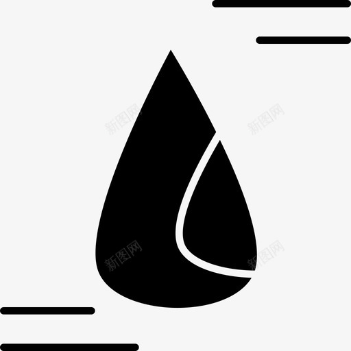 水滴能源工业图标svg_新图网 https://ixintu.com 固体 工业 水滴 石油 石油工业 能源