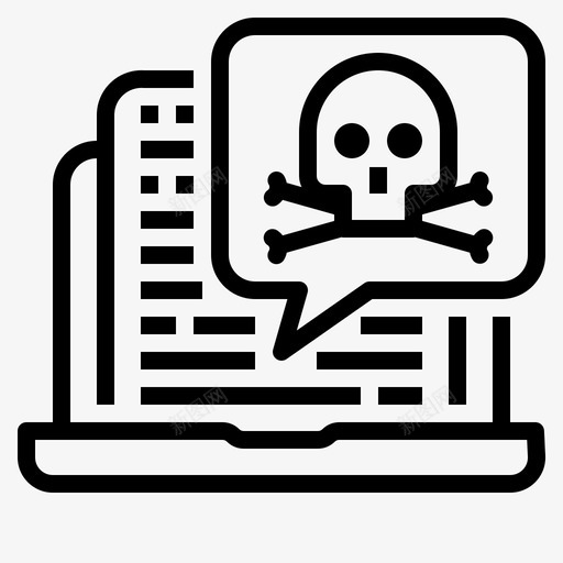 恶意软件间谍病毒图标svg_新图网 https://ixintu.com 恶意 概述 病毒 网络安全 软件 间谍