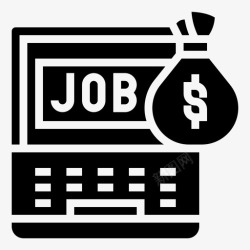就业机会就业机会数字游牧10字形图标高清图片