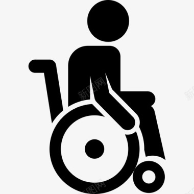 轮椅理疗24已填充图标图标