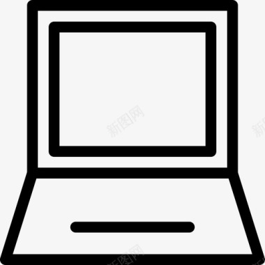 媒体互联网笔记本电脑图标图标