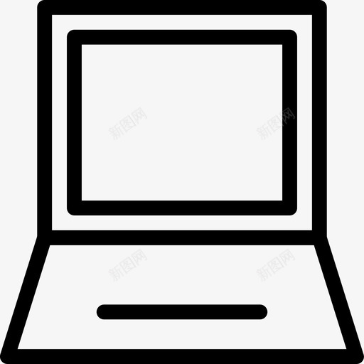媒体互联网笔记本电脑图标svg_新图网 https://ixintu.com 互联网 媒体 安全 电脑 笔记本