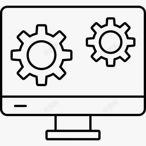 首选项计算机配置图标svg_新图网 https://ixintu.com lcd 业务 图标 屏幕 技术 计算机 设置 配置 首选项