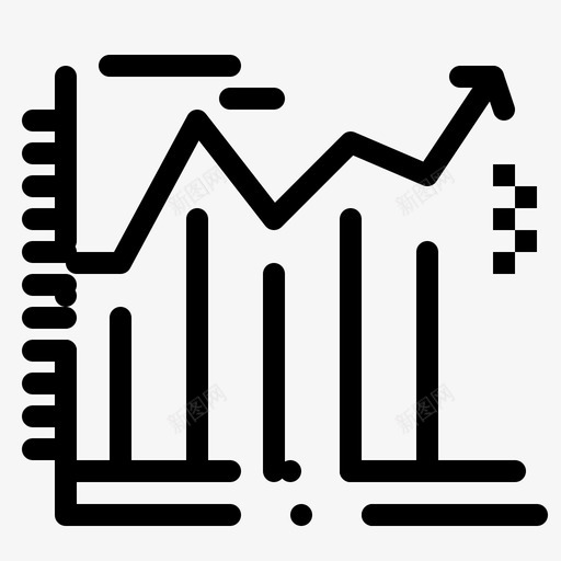 箭头银行商业图标svg_新图网 https://ixintu.com 商业 新业务 箭头 经济 银行