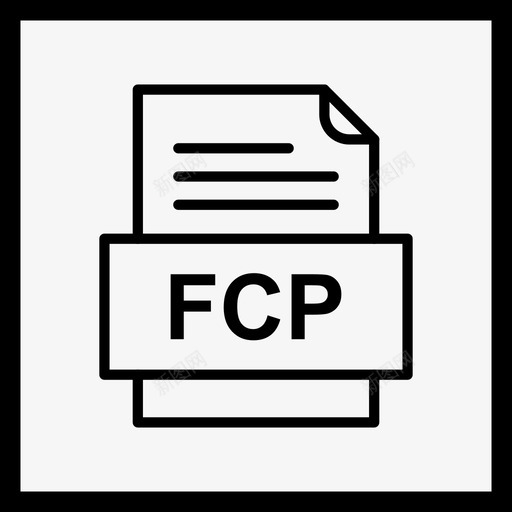 fcp文件文件图标文件类型格式svg_新图网 https://ixintu.com 41种 fcp 图标 文件 格式 类型