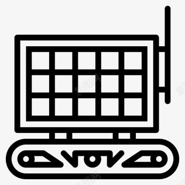 GroverNASA1线性图标图标