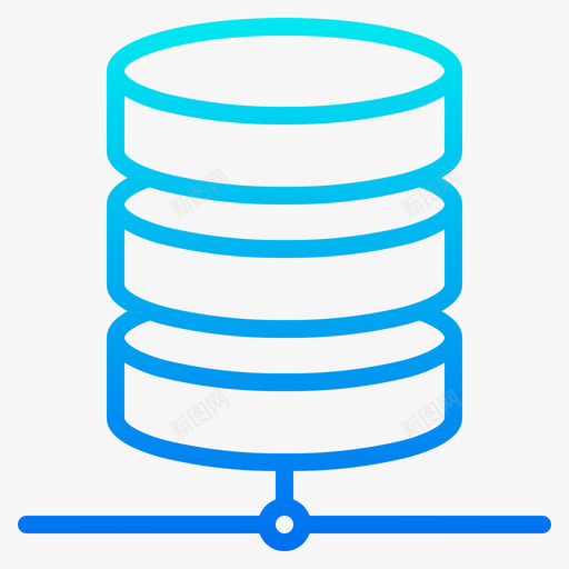 数据库网络技术13梯度图标svg_新图网 https://ixintu.com 数据库 梯度 网络技术