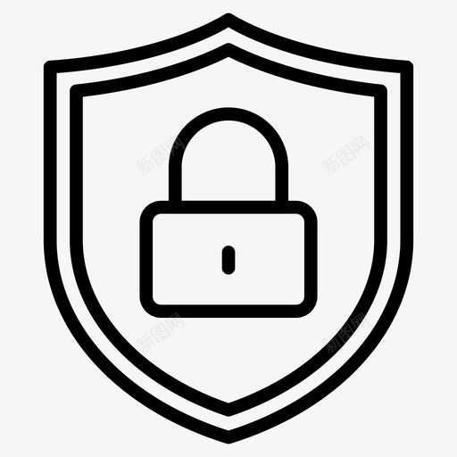 安全防护罩锁专用图标svg_新图网 https://ixintu.com 64像素 专用 互联网 安全 安全线 安全防护 标志 标志符 符号 防护 防护罩