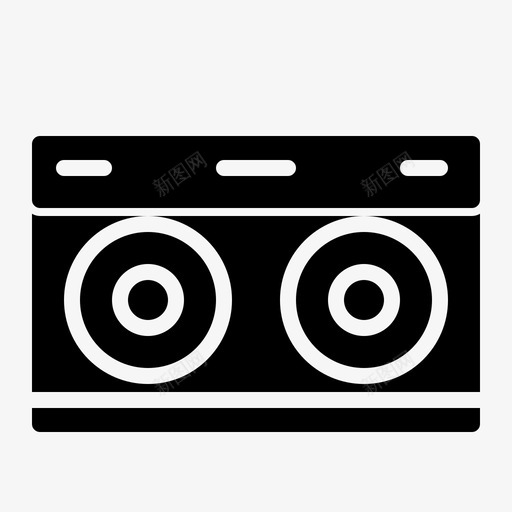 盒式磁带音频多媒体图标svg_新图网 https://ixintu.com 多媒体 歌曲 盒式 磁带 音乐 音频