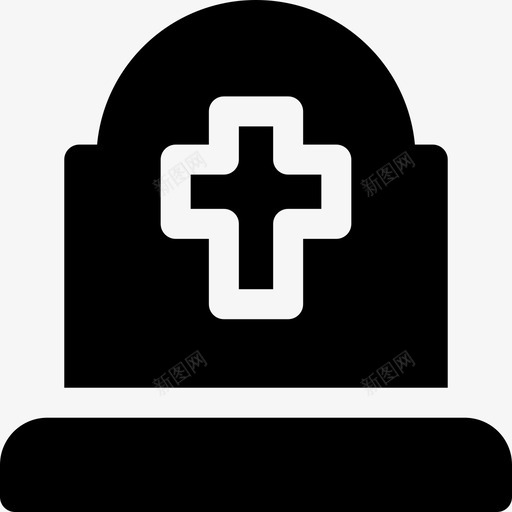 Tombstone死亡日26Filled图标svg_新图网 https://ixintu.com Filled Tombstone 死亡