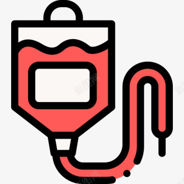 输血助残8例线色图标图标