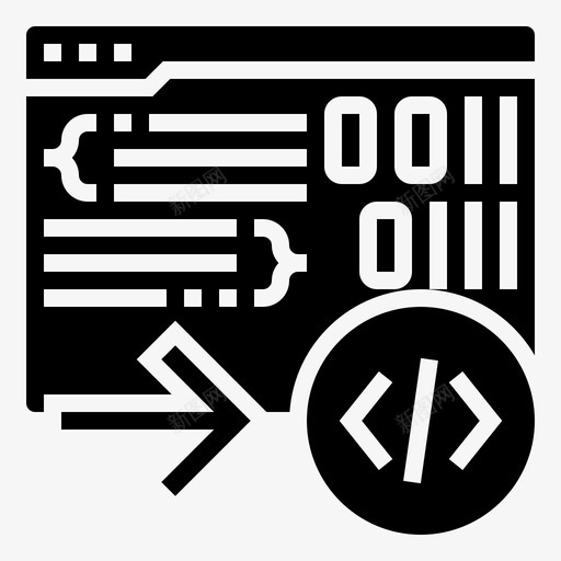 代码编程72字形图标svg_新图网 https://ixintu.com 代码 字形 编程