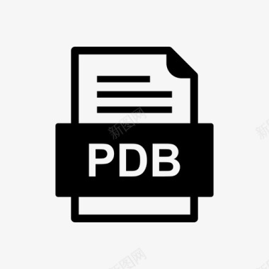 pdb文件文件图标文件类型格式图标