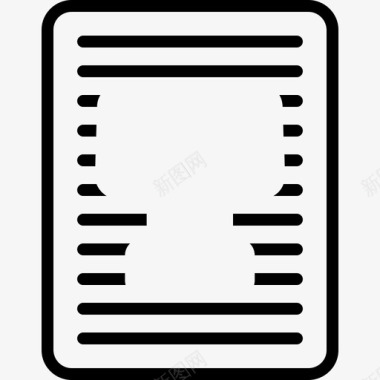 文本文件信件图标图标