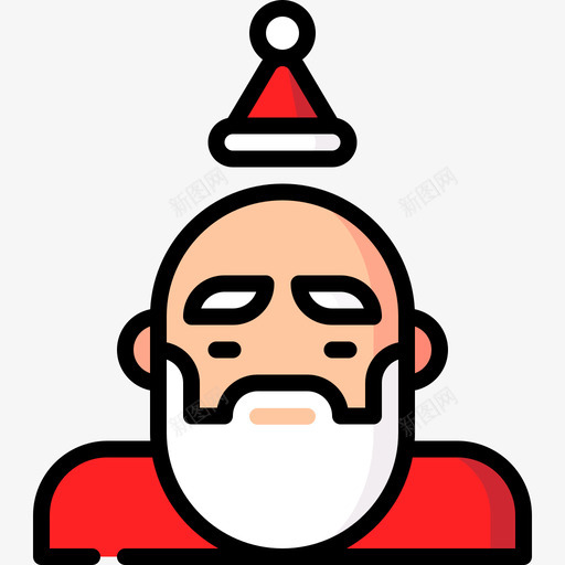 圣诞老人圣诞211线性颜色图标svg_新图网 https://ixintu.com 圣诞 圣诞老人 线性 颜色